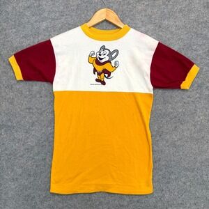VTG 1970 Mighty House Raglan Shirt Adult Small ? Rare Graphic Tee 70's Terrytoon